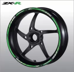 wheel rim stripes decals stickers kawasaki ninja zxr racing zx-10r